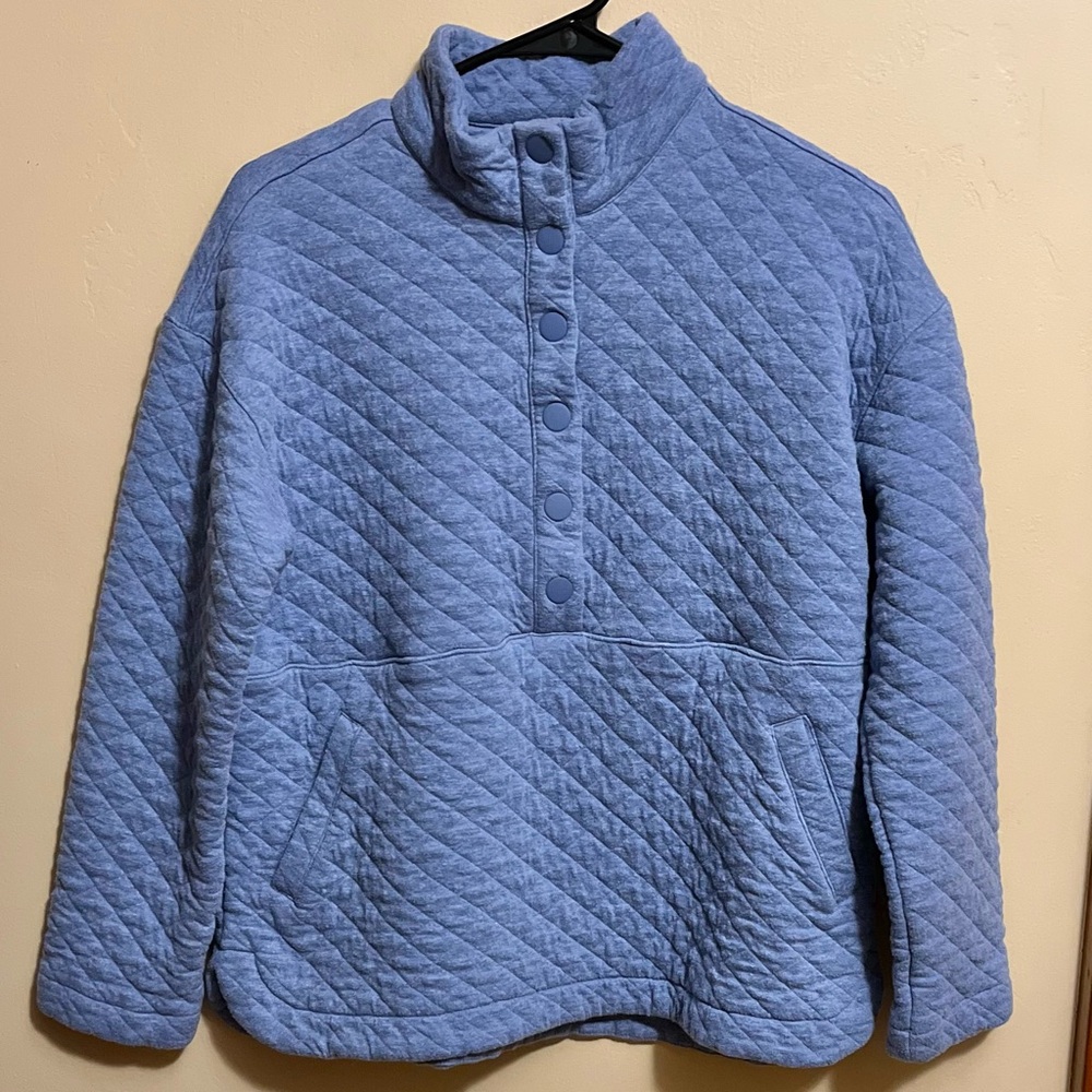 Eddie Bauer - Crewneck - Women - Quilted - Sweater - Women’s - Large